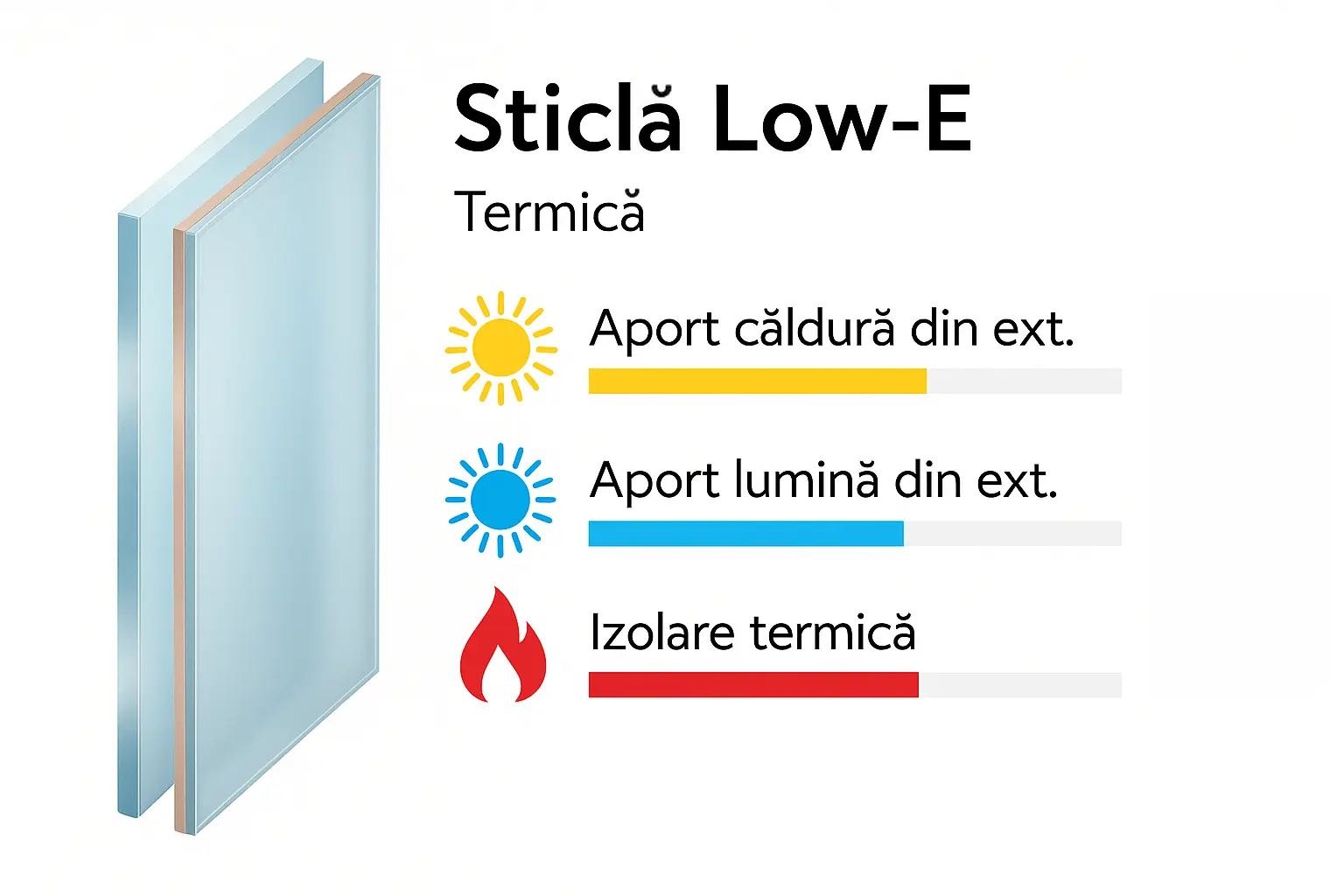 Sticlă Low-E